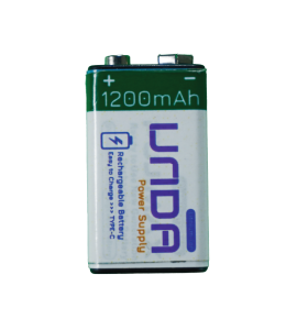 UNDA 9V rechargeable battery