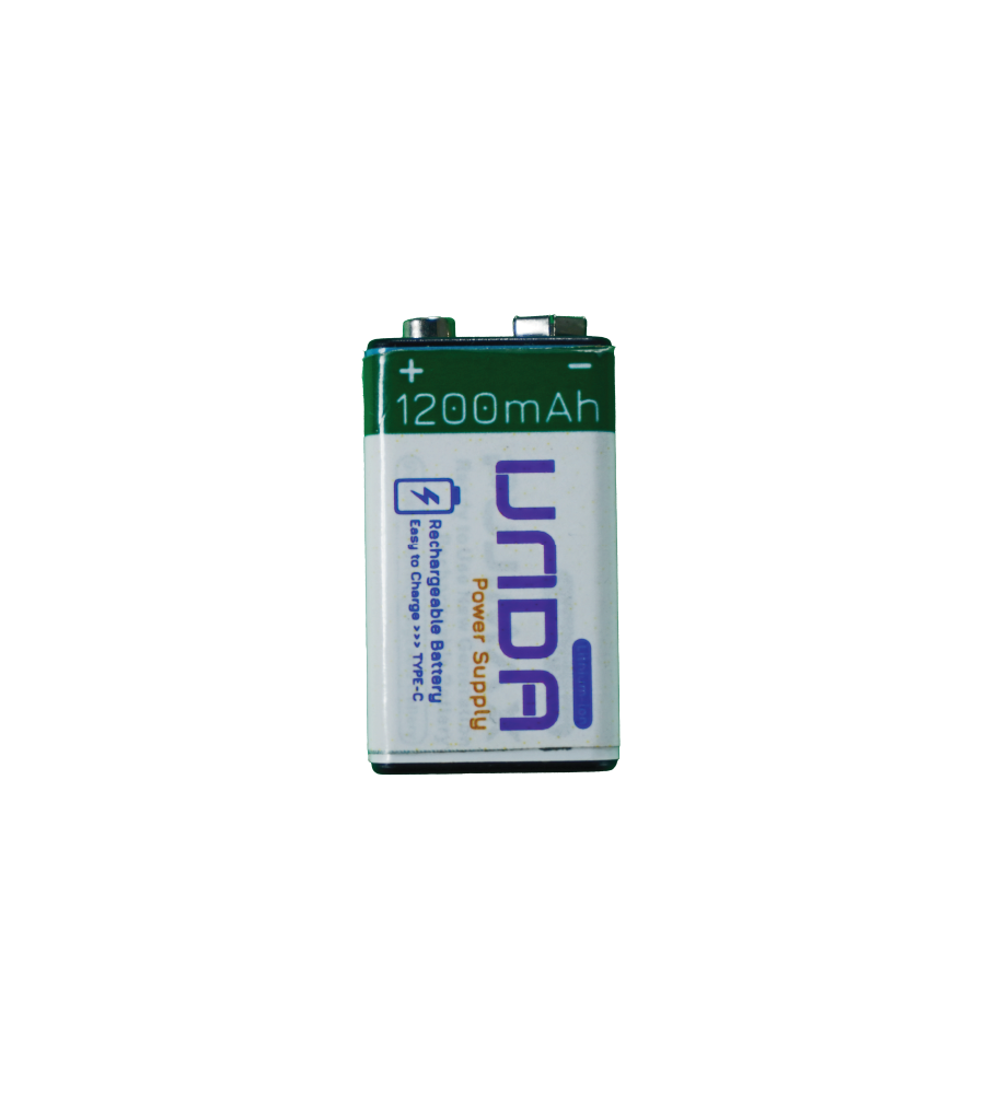 UNDA 9V rechargeable battery