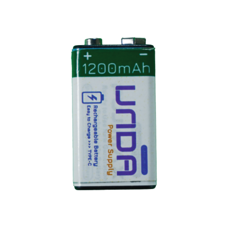 UNDA 9V rechargeable battery